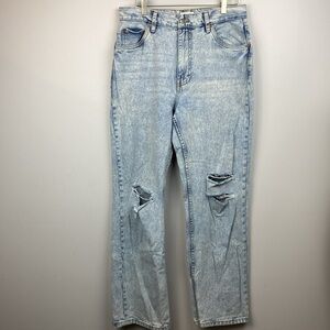 RETROD • High Waist 90s baggy Leg Denim Jeans